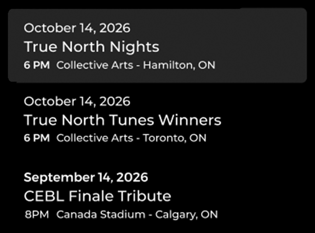 True North Tunes live event